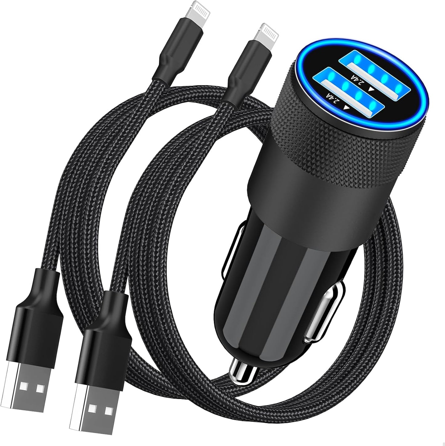 【MFi Certified】iPhone Car Charger for iPhone 14 13 12 11 Pro XS Mini XR X SE iPad -  BigGreenBear.com cell phone 10.89 USD Big Green Bear