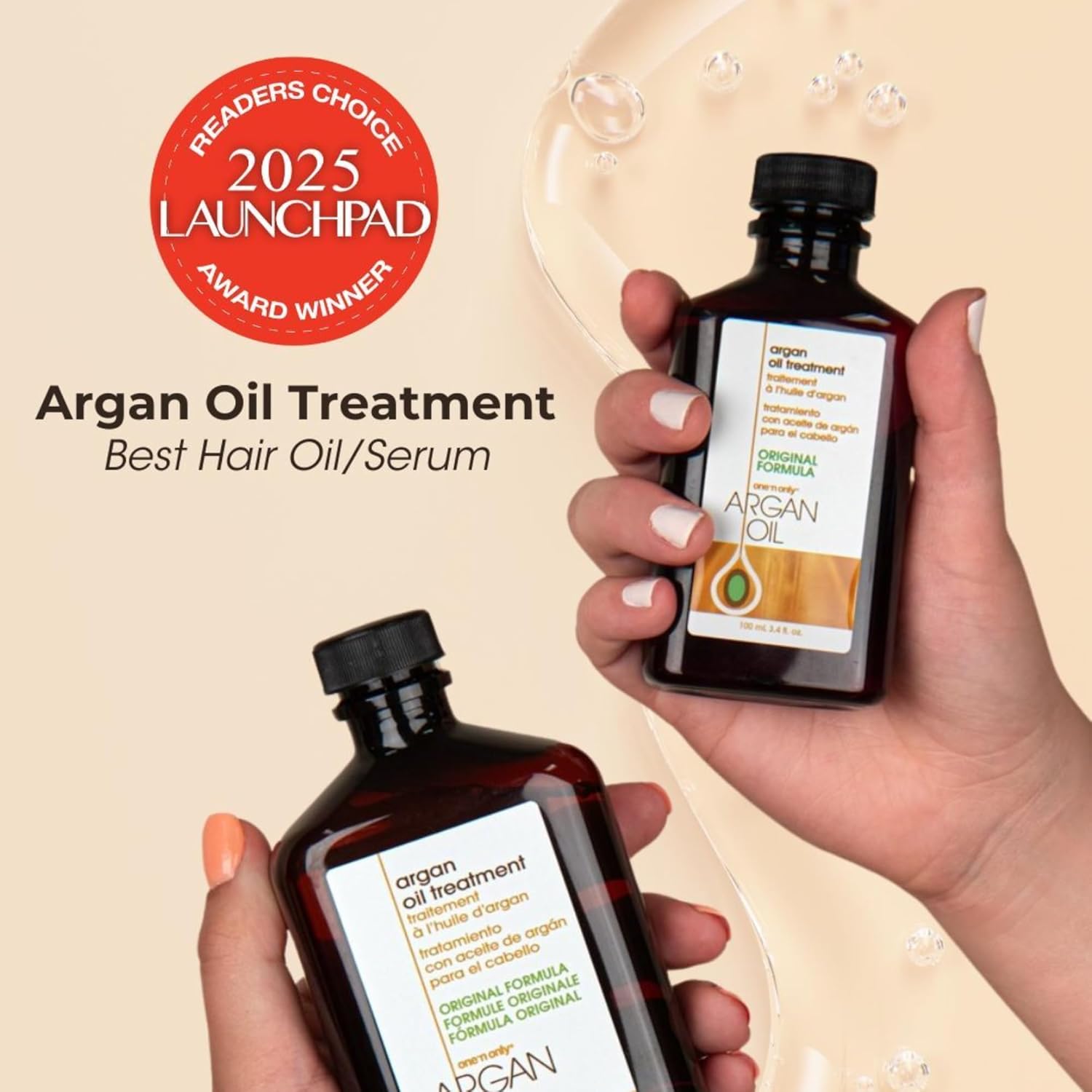 Argan Oil Hair Treatment - Lightweight & Hydrating Hair Oil -  BigGreenBear.com Beauty Products 15.99 USD Big Green Bear