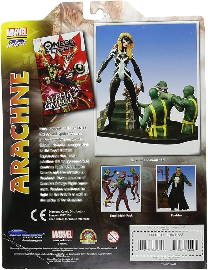 Marvel Select: Arachne Action Figure -  BigGreenBear.com Action Figure 29.95