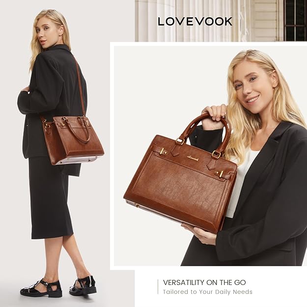 Women, Tote Shoulder Bag Satchel Brown Purse and PU Leather -  BigGreenBear.com HANDBAGS 32.45 USD Big Green Bear