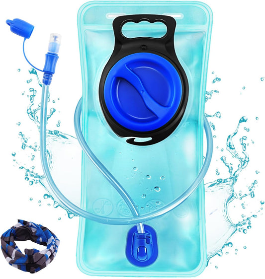 Blue Hydration Bladder: 1.5L Leak-Proof Water Reservoir Biggreenbear.com Big Green Bear