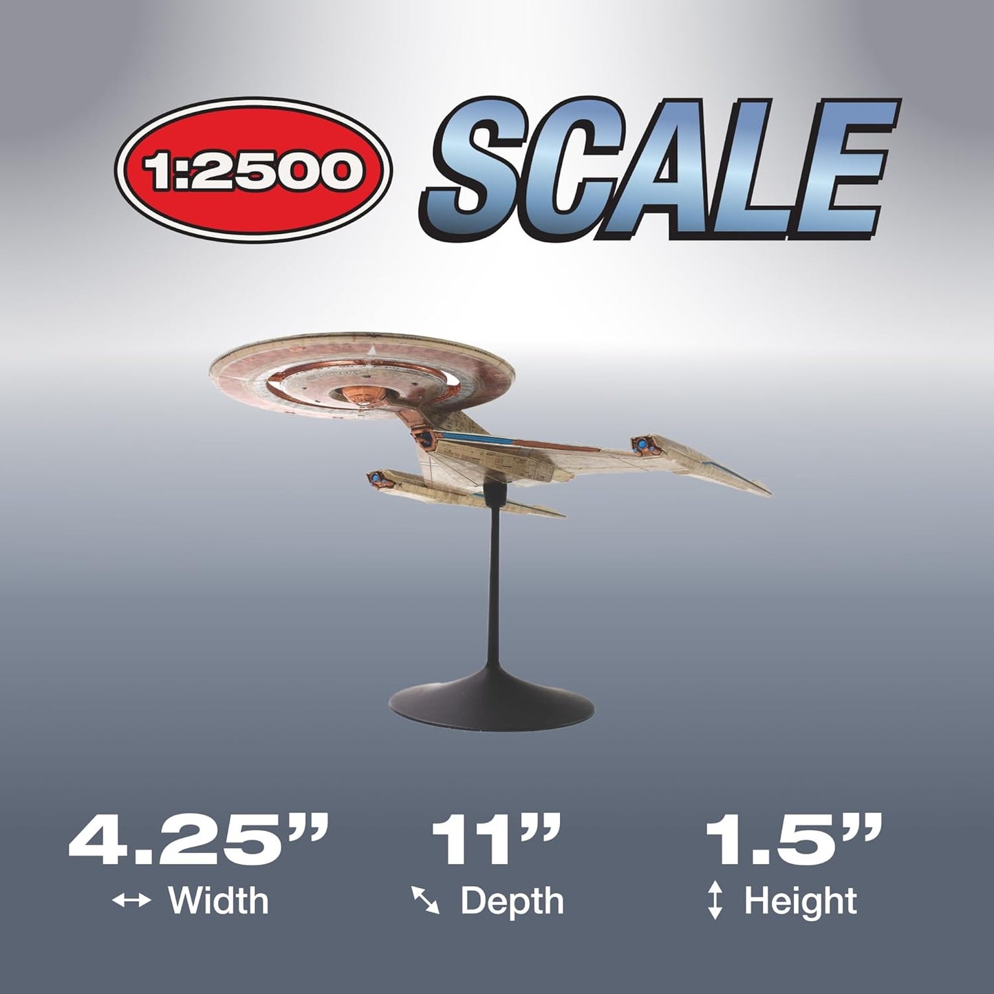 Polar Lights Star Trek U.S.S. Discovery NCC-1031 1:2500 Scale Plastic Model Kit (POL961M)