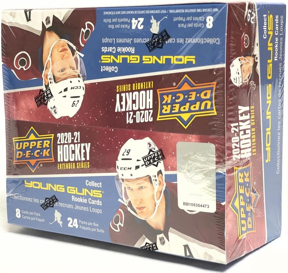 2020-21 Upper Deck Extended Series Hockey Retail Box sealed (24 packs) -  BigGreenBear.com hockey card 29.95 USD Big Green Bear