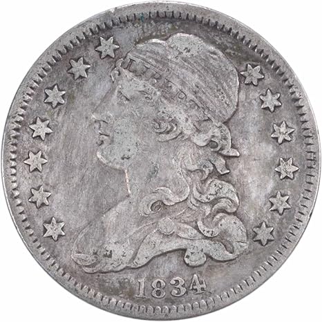 1834 P Bust Quarter Uncertified VF