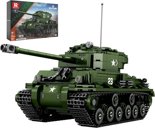 836 PCS Sherman Tank Building Set,WW2 Military American Armed Tanks Building Block Set -  BigGreenBear.com Building Toys 48.22 USD Big Green Bear