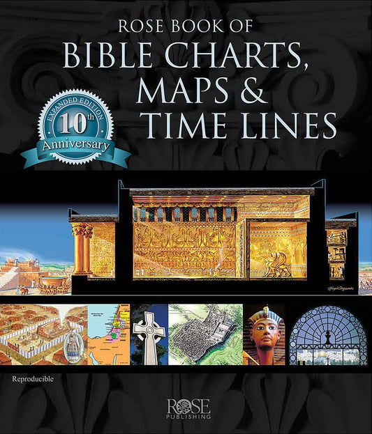 Rose Book of Bible Charts, Maps, and Time Lines Spiral-bound