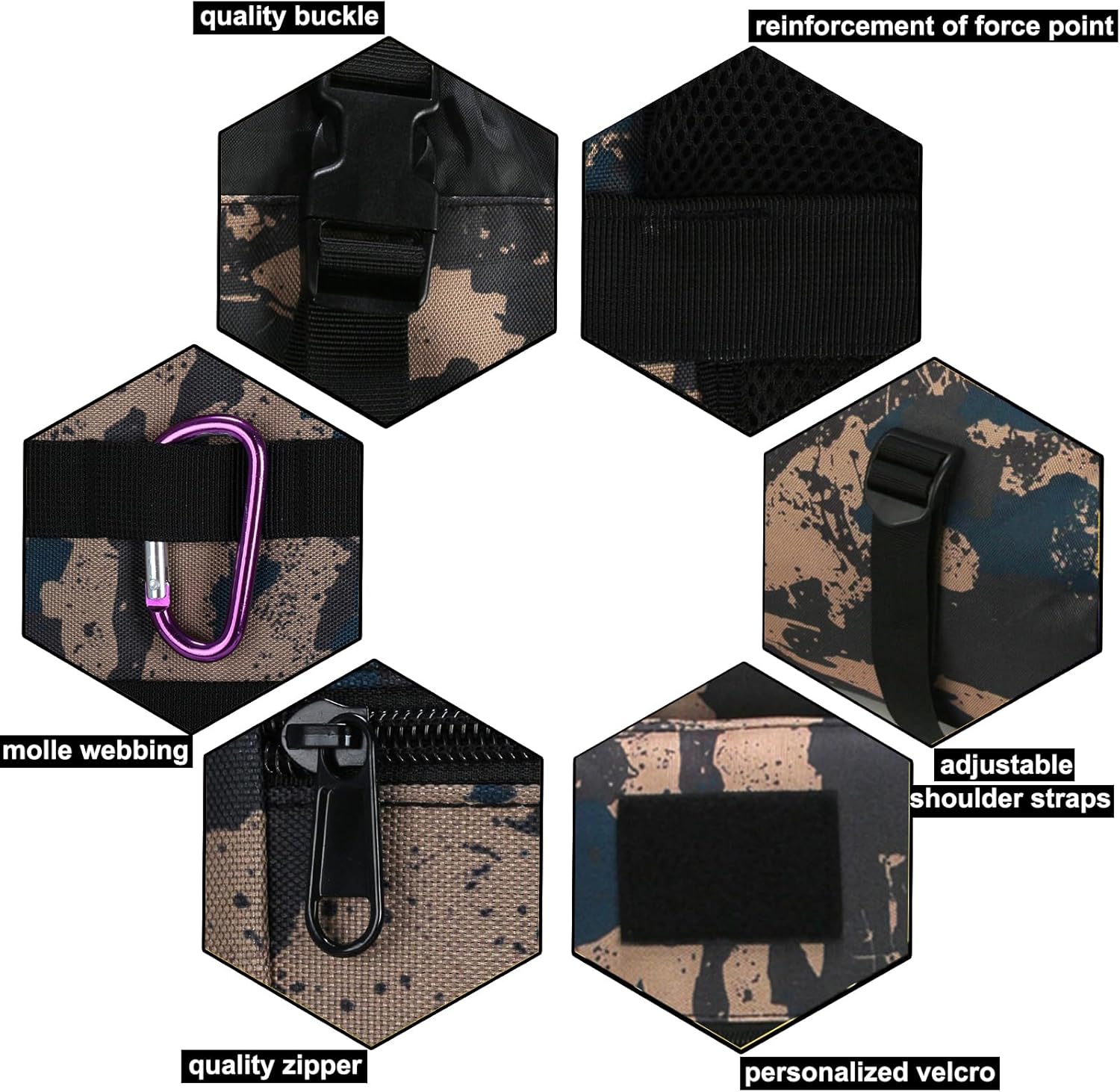 Close-up of the heavy-duty drawstring and top-loading lid of the blue 900D expedition rucksack.