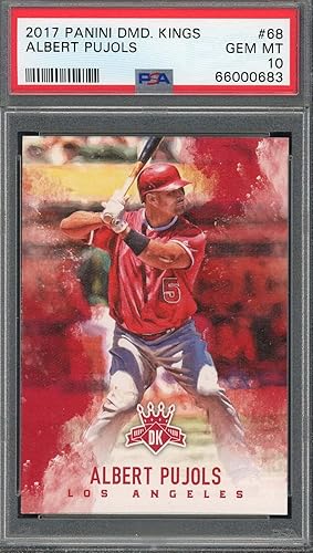 2017 PANINI DIAMOND KINGS #68 ALBERT PUJOLS ANGELS PSA 10