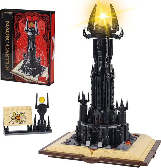900+ PCS Lord of The Rings Dark Tower Magic Book Castle Building Blocks