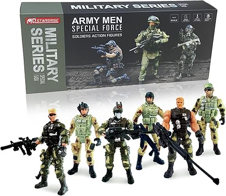 Army Men Soldiers Toys for Boys Age 4-7,Army Men Action Figures with Weapons -  BigGreenBear.com Action Figure 16.55 USD Big Green Bear