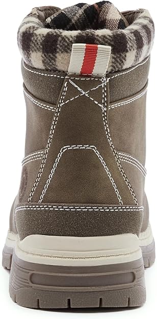 Work Hiking Boots for Women Waterproof - spring-khaki -  BigGreenBear.com clothing 59.99 USD Big Green Bear