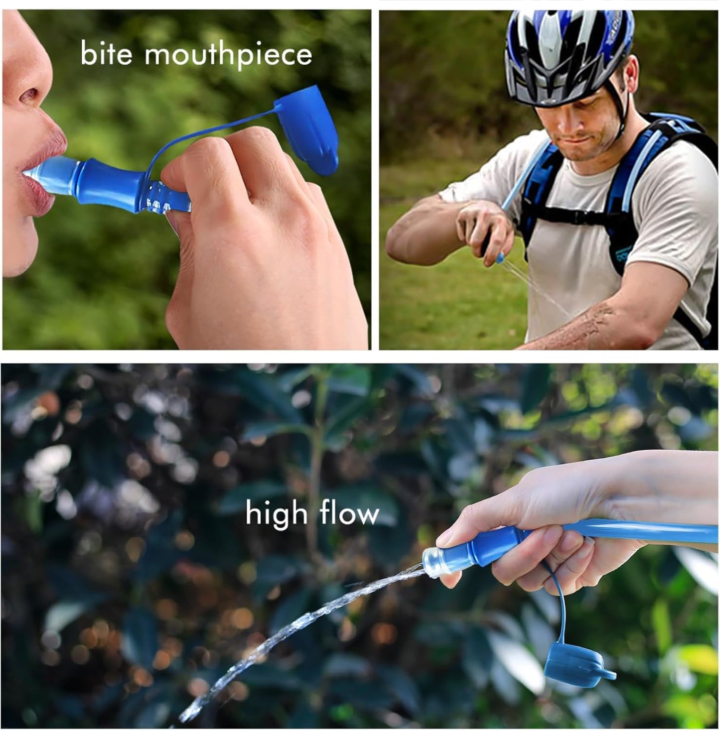 Blue Hydration Bladder: 1.5L Leak-Proof Water Reservoir Biggreenbear.com Big Green Bear