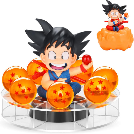 DBZ Dragon Ball Action Figure Toys with 1.4 Inch Crystal Stars Dragon Ball