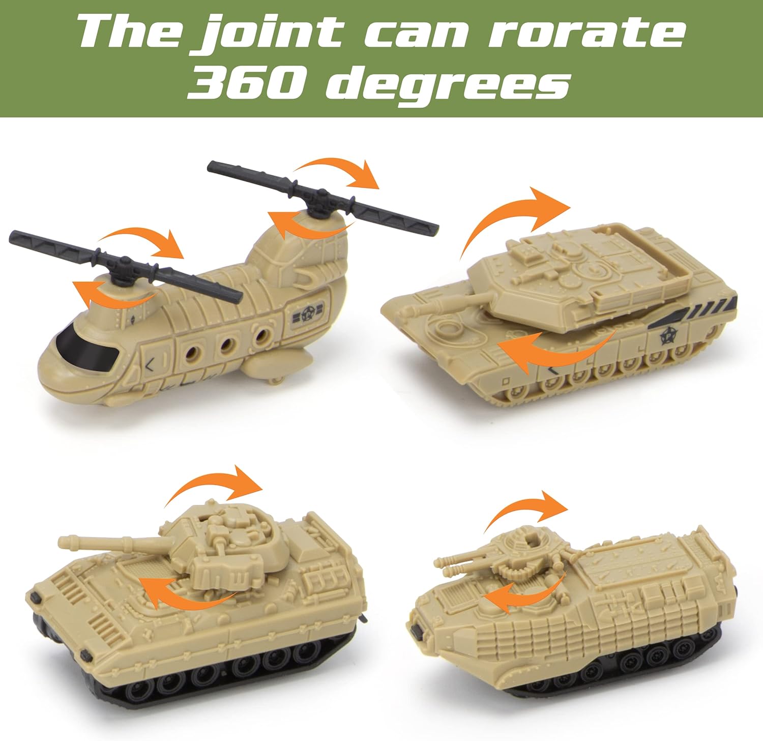 Military Airplane Toy Set, Army Toys Fighter Jet Playset -  BigGreenBear.com Toys 29.99 USD Big Green Bear