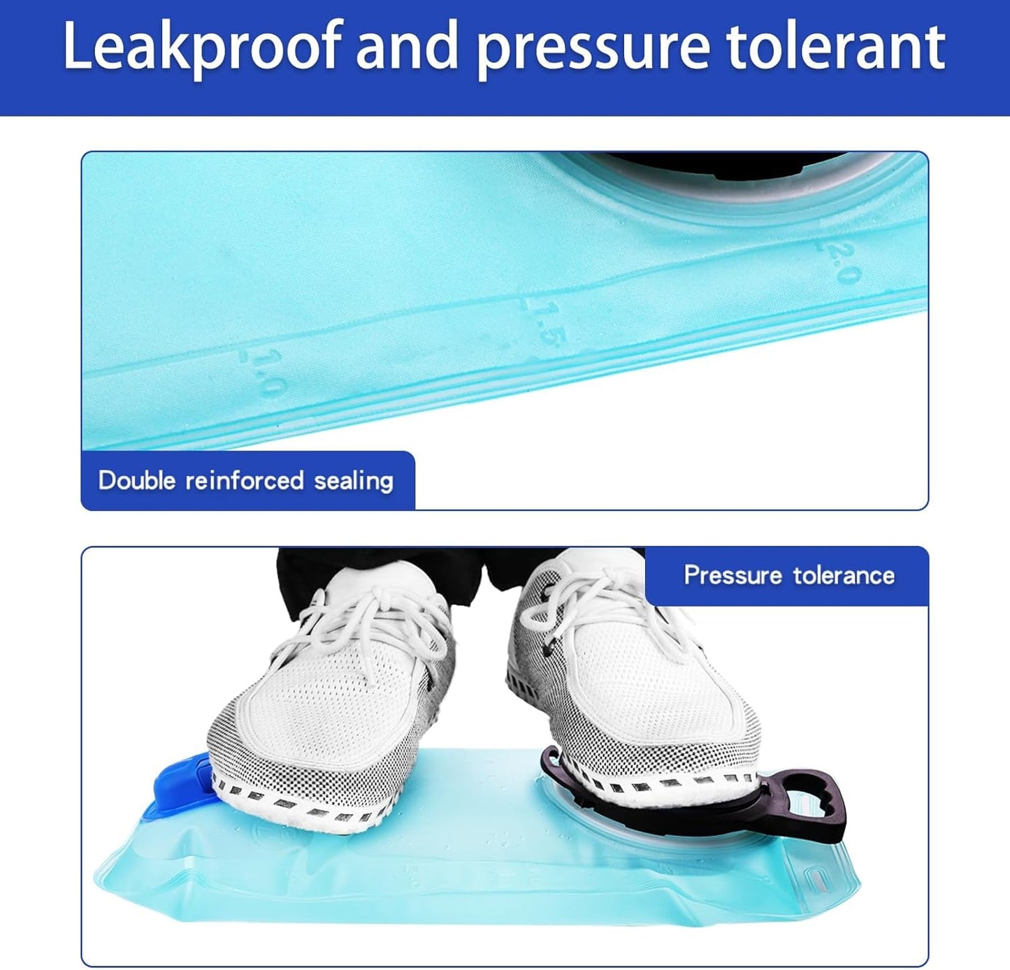 Blue Hydration Bladder: 1.5L Leak-Proof Water Reservoir Biggreenbear.com Big Green Bear