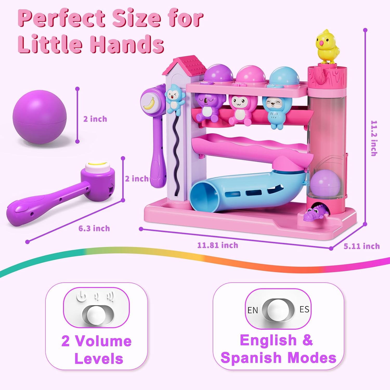 Musical Toddler Toys  Educational Baby Toys with Bilingual Toddler Learning -  BigGreenBear.com BABY TOYS 29.99 USD Big Green Bear