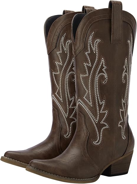 Cowboy Boots for Women, Cowgirl Boots, Comfortable Western Boots -  BigGreenBear.com boots 89.99 USD Big Green Bear