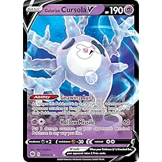 2020 Pokemon - Galarian Cursola V - 021/073 - Ultra Rare