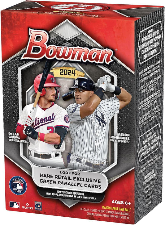 2024 Bowman Baseball Factory Sealed Value Blaster Box 72 CARDS! -  BigGreenBear.com Baseball cards 34.50