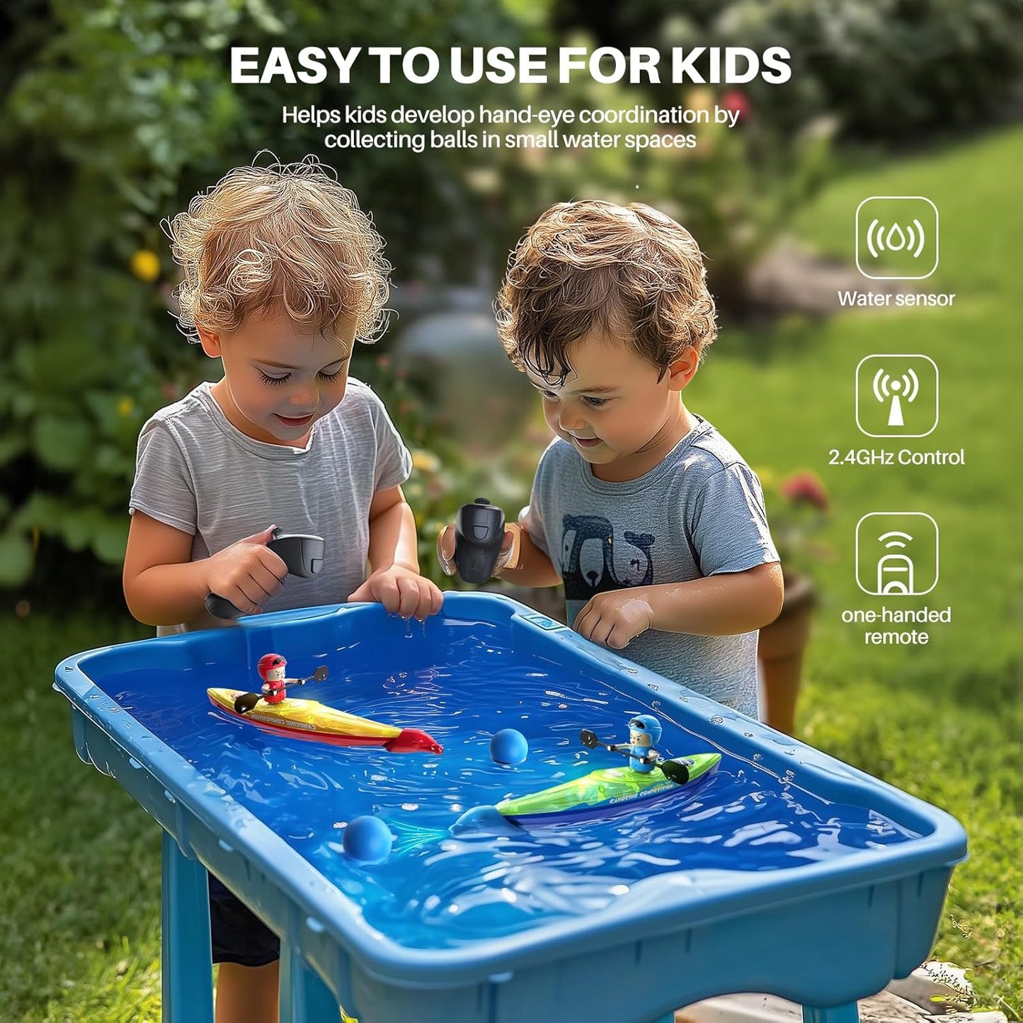 RC Boats 2 Pack, Remote Control Kayaks with 3 Magnetic Balls -  BigGreenBear.com rc boats 49.89 USD Big Green Bear