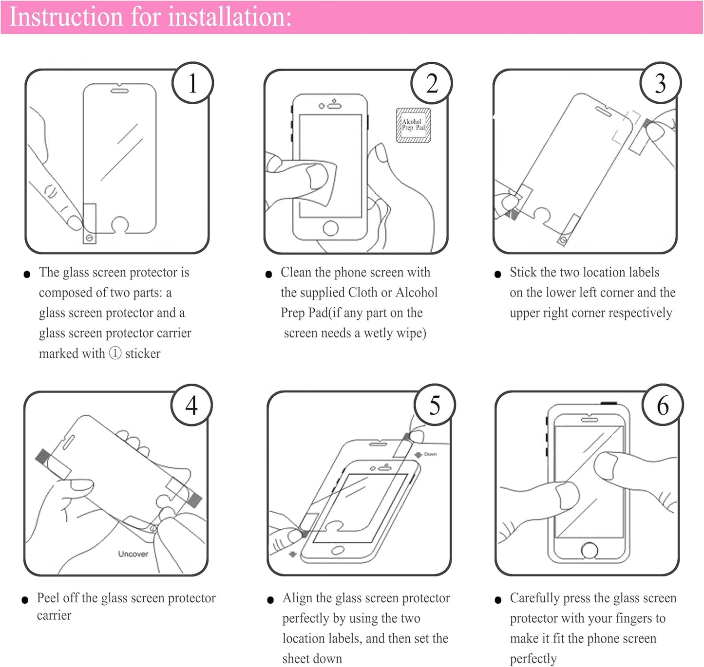 3 Pack Apple iPhone 11 Pro/iPhone Xs/iPhone X Screen Protector -  BigGreenBear.com