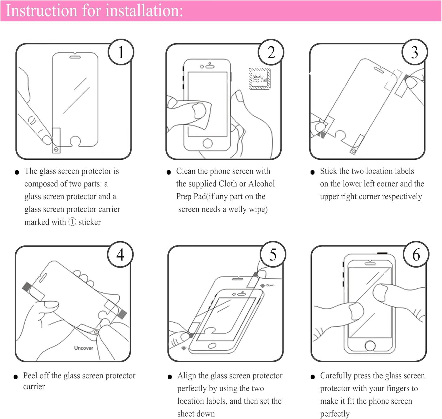 3 Pack Apple iPhone 11 Pro/iPhone Xs/iPhone X Screen Protector -  BigGreenBear.com