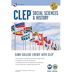 CLEP® Social Sciences & History Book + Online, 2nd Ed. (CLEP Test Preparation)