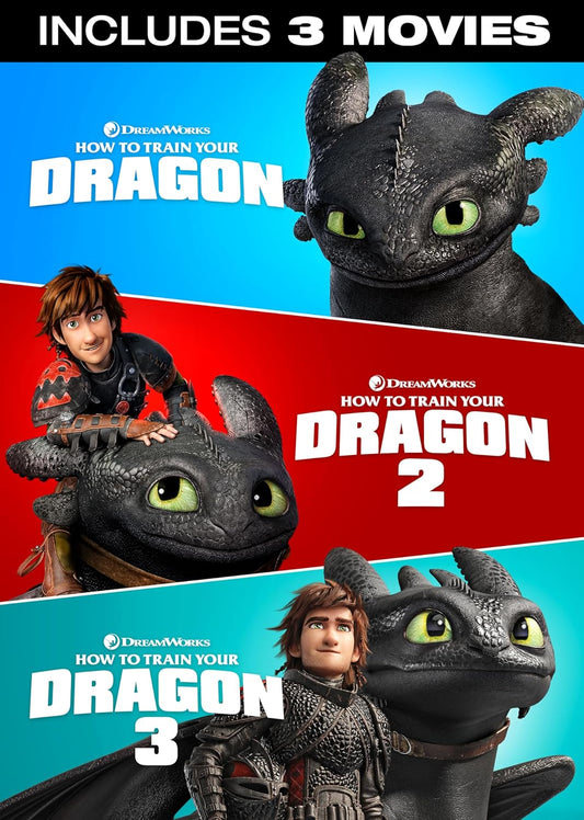 How to Train Your Dragon: 3-Movie Collection [DVD] -  BigGreenBear.com Movie 10.98 USD Big Green Bear
