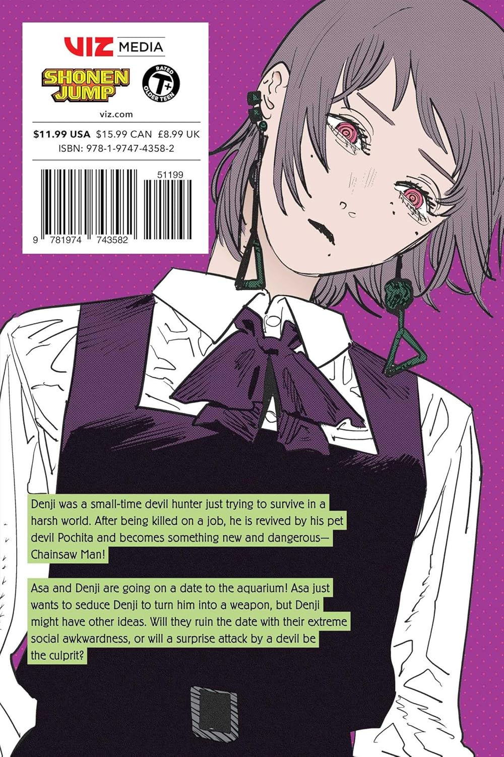 Chainsaw Man, Vol. 14 Paperback – February 6, 2024 Manga Comic Book Biggreenbear.com Big Green Bear