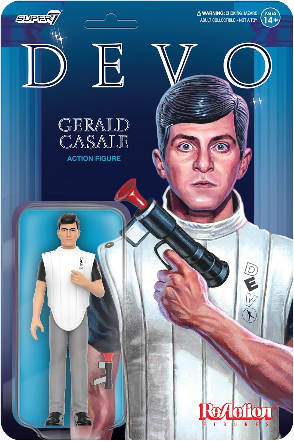 Super7 Devo Gerald Casale (New Traditionalists) - 3.75" Devo Action Figure with Accessories