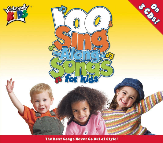 100 Singalong Songs For Kids by Cedarmont Kids (Audio CD, 2003) -  BigGreenBear.com CDs 13.99 USD Big Green Bear