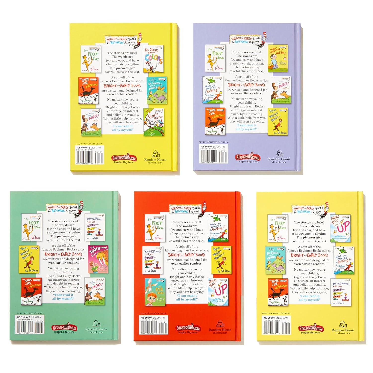 Dr. Seuss Bright & Early Book Boxed Set Collection by Dr. Seuss -  BigGreenBear.com Book 27.79 USD Big Green Bear