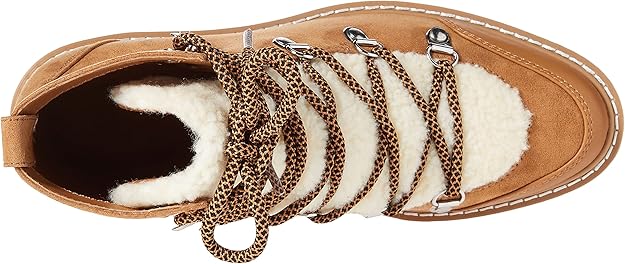 Women's Caleb Shearling Hiking Boot Hi-Top Dark Tan -  BigGreenBear.com clothing 89.99 USD Big Green Bear