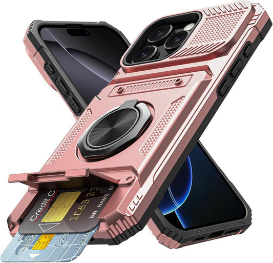 Case For iPhone 16 Pro Max Case Wallet with Card Holder