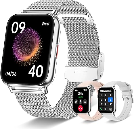 Smart Watch for Women, Answer/Make Call Smartwatch for iOS Android Phones -  BigGreenBear.com SMART WATCH 59.23