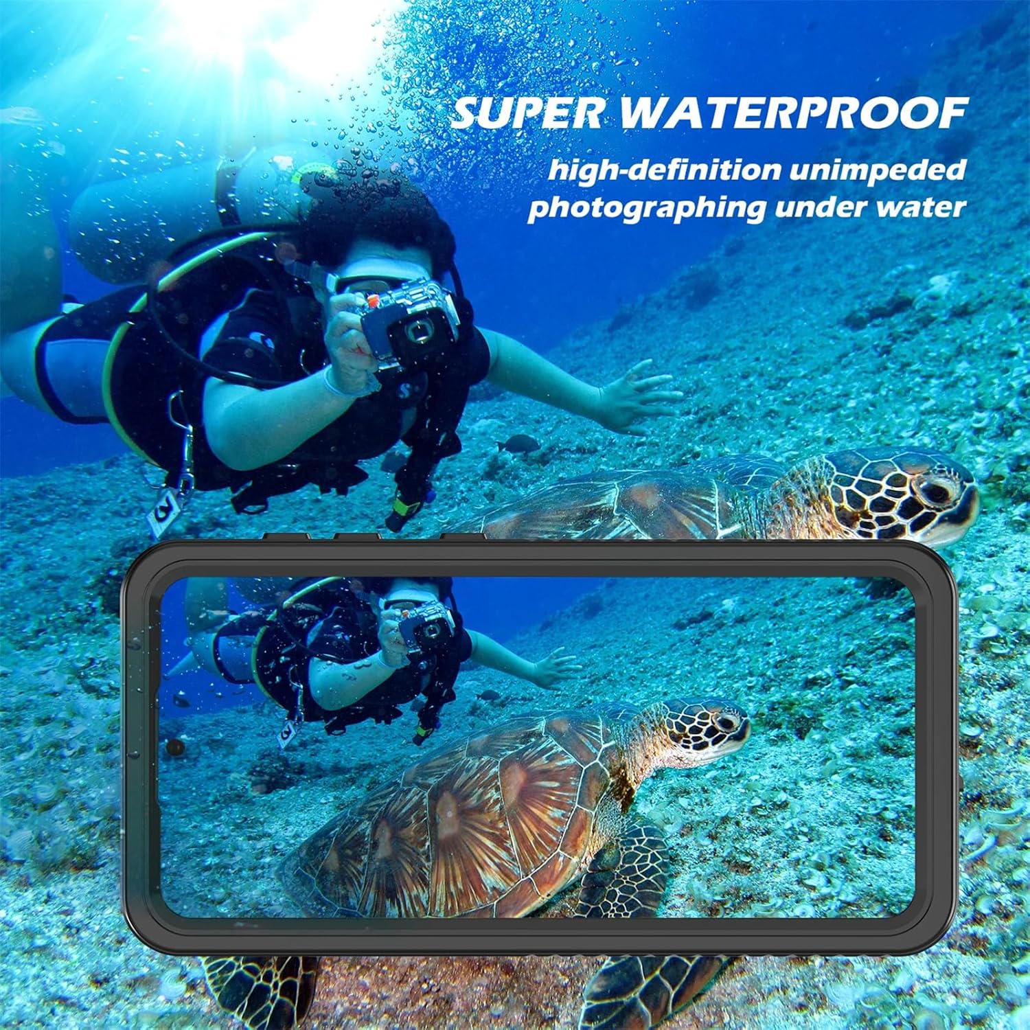 Waterproof Case for Samsung Galaxy S24 Ultra/S24 Plus/S24, IP68 with Built-in Screen Protector -  BigGreenBear.com cell phone 19.95 USD Big Green Bear