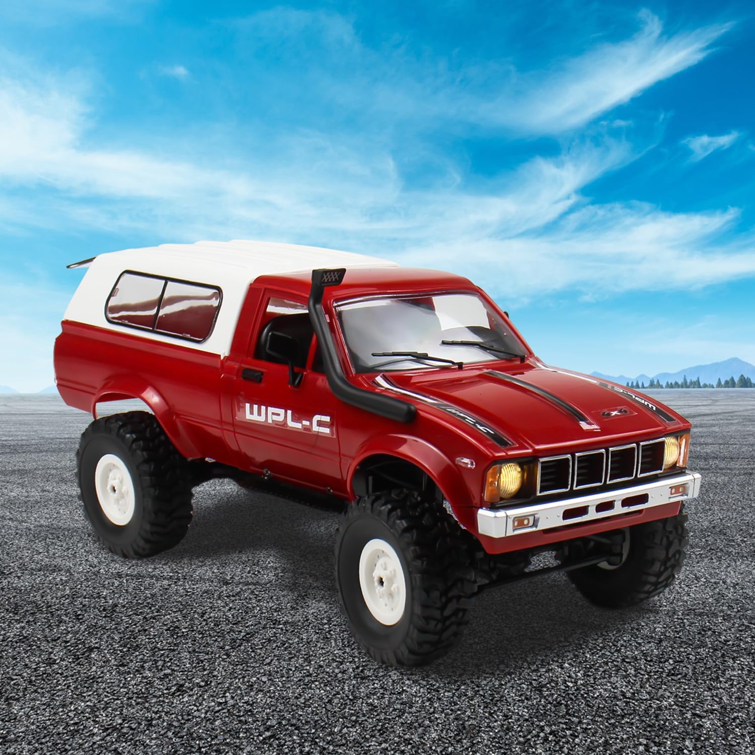 RC Crawler 1/16 Scale RC Rock Crawler, WPL C24 All Terrain 4x4 Off-Road Remote Control -  BigGreenBear.com Remote Car 69.99 USD Big Green Bear