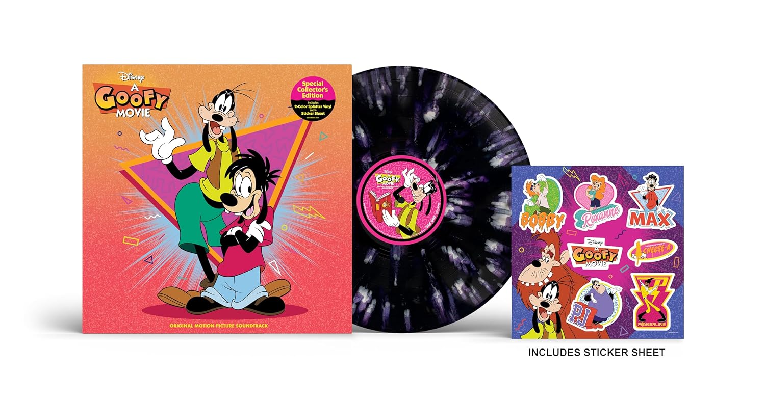 Disney A Goofy Movie Vinyl Splatter Record, NEW -  BigGreenBear.com Record 36.89 USD Big Green Bear