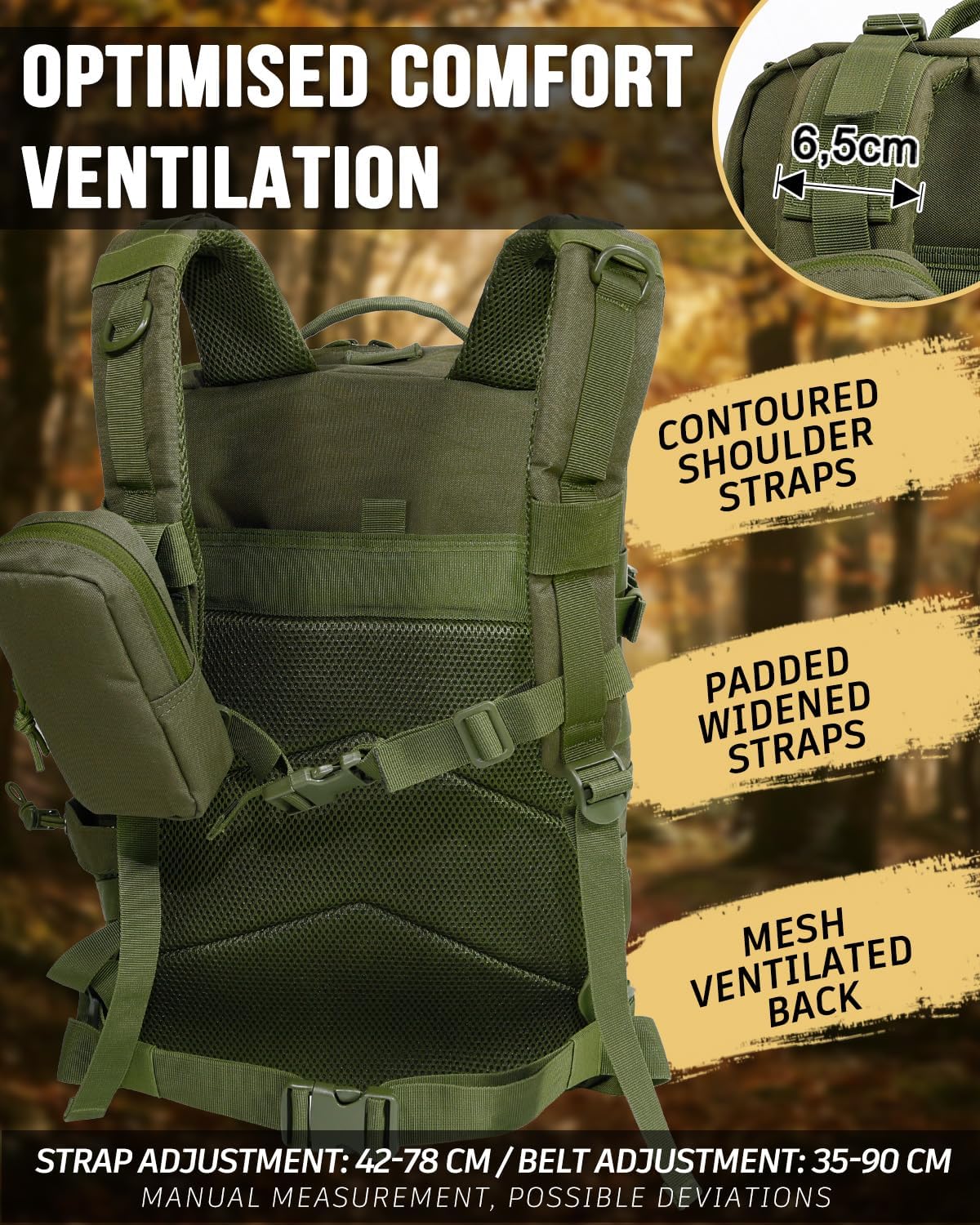 Military Tactical Backpack: Sturdy Molle Work Rucksack Biggreenbear.com Big Green Bear