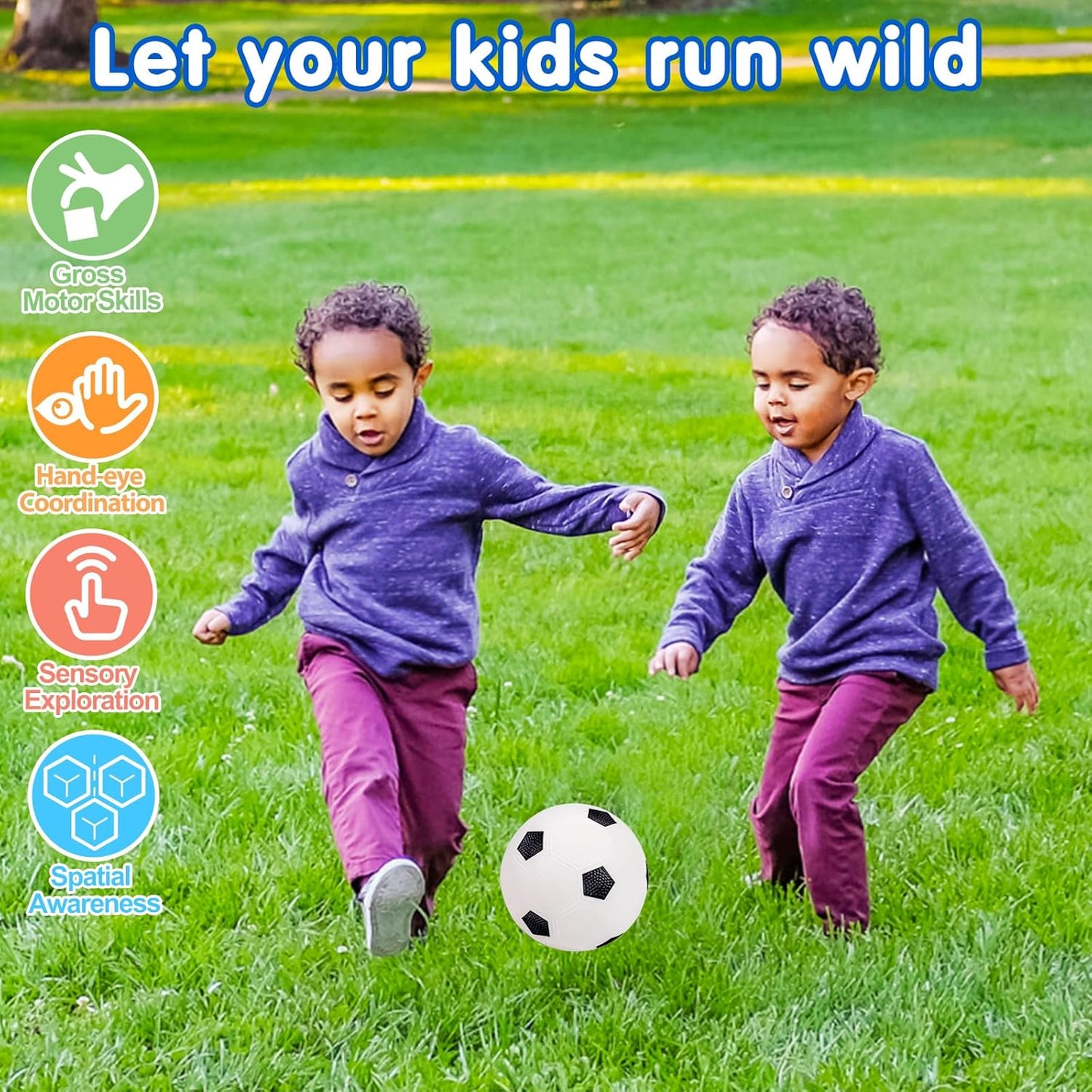 NEW! 5 Pack Sports Balls Set for Kids with Bag Balls for Toddlers 1-3 -  BigGreenBear.com Toys 24.30 USD Big Green Bear