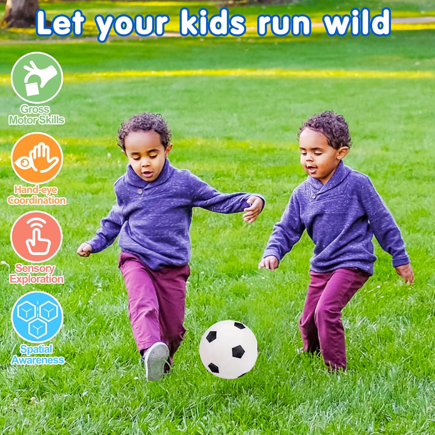 NEW! 5 Pack Sports Balls Set for Kids with Bag Balls for Toddlers 1-3 -  BigGreenBear.com Toys 24.30 USD Big Green Bear