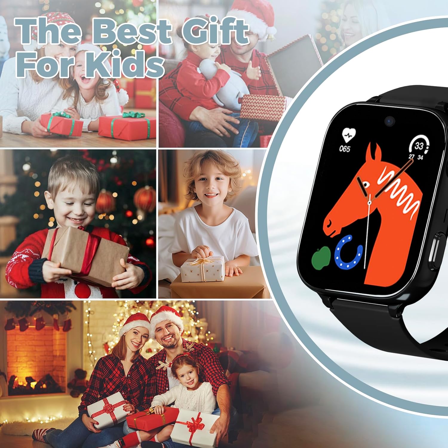 4G Kids Watch, Smart Watch GPS Tracker with SIM Card, Texting, Camera, Two-Way Calling.... -  BigGreenBear.com SMART WATCH 79.95