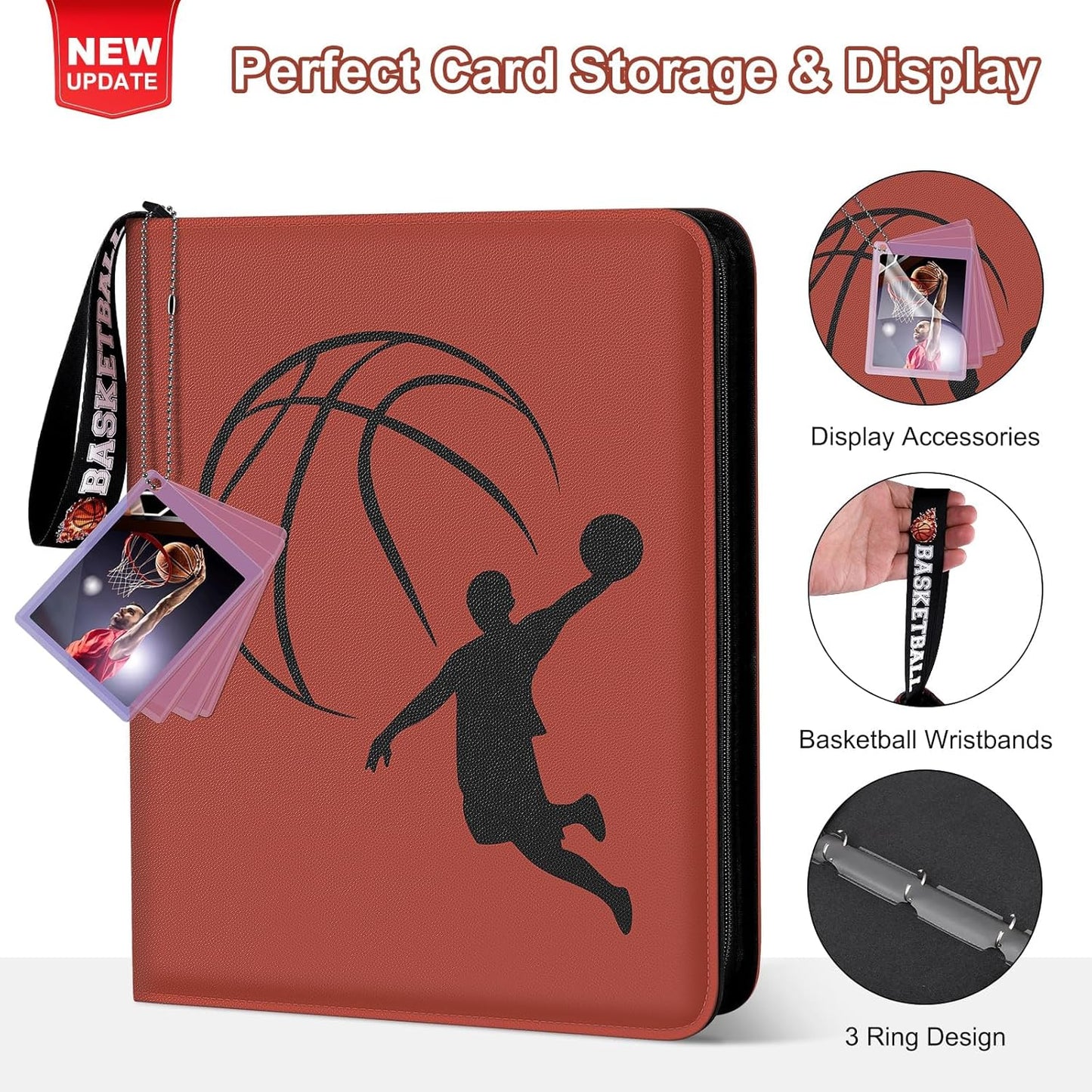 Basketball Card Binder 720 Pocket, Sports Card Binder -  BigGreenBear.com Basketball cards 22.35 USD Big Green Bear