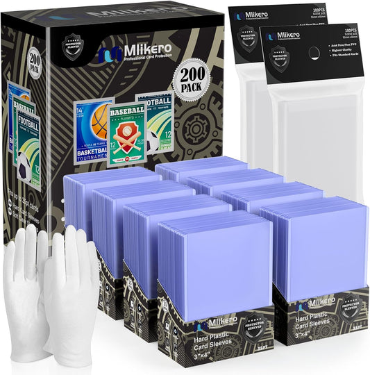 400 Card Sleeves Top Loaders Premium Baseball Card Protectors Hard Plastic -  BigGreenBear.com Baseball cards 24.50 USD Big Green Bear