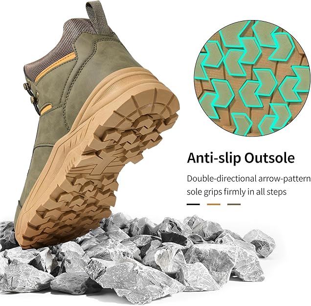 Men's Waterproof Hiking Boots | Lightweight & Slip-Resistant Biggreenbear.com Big Green Bear