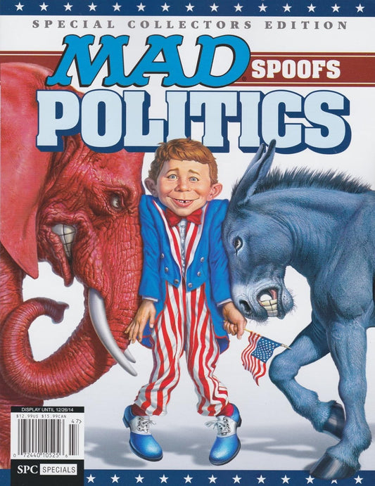 MAD Magazine Spoofs Politics - Special Collectors Issue - 2014 -  BigGreenBear.com Magazine 8.99 USD Big Green Bear