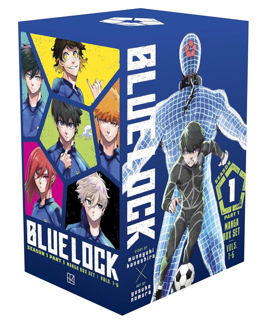 Blue Lock Season 1 Part 1 Manga Box Set Volumes 1-6