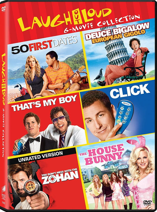 50 First Dates / Deuce Bigalow: European Gigolo / Click (2006) / That's My Boy (2012) / House Bunny, the / You Don't Mess with the Zohan - DVD -  BigGreenBear.com Movie 7.99 USD Big Green Bear
