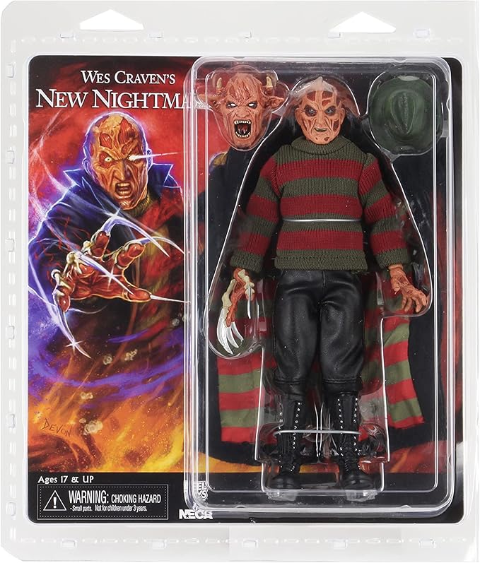 Nightmare On Elm Street: New Nightmare Freddy 8" Retro Figure -  BigGreenBear.com Action Figure 39.89 USD Big Green Bear