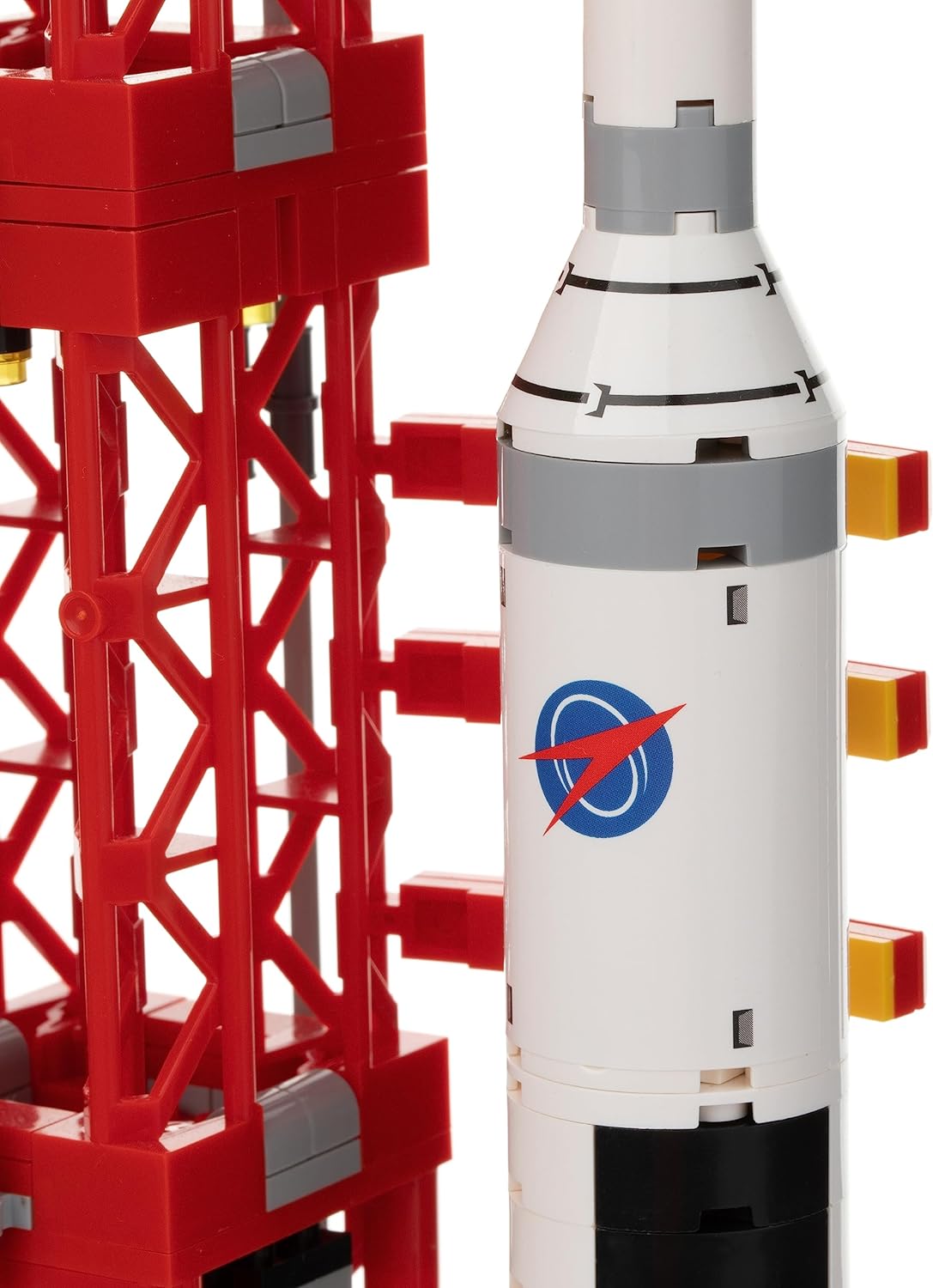 Rocket Launch Building Block Set (457 Pieces) Space Series -  BigGreenBear.com Building Toys 34.86 USD Big Green Bear